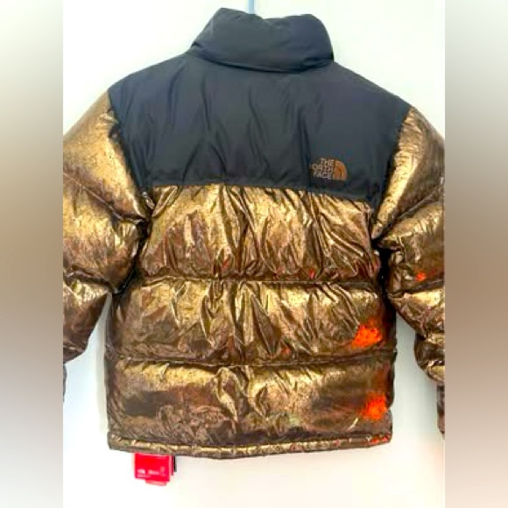 The North Face - Retro Black & Cooper Puffer Jacket - Women’s XS